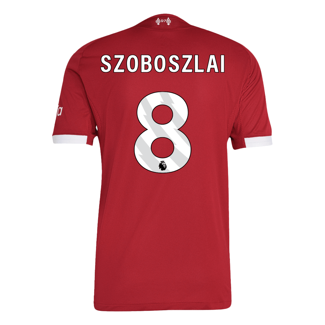 SZOBOSZLAI #8 Liverpool Thuis Spelersversie Voetbalshirt 2025/26 - Slim Fit