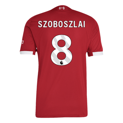 SZOBOSZLAI #8 Liverpool Thuis Spelersversie Voetbalshirt 2025/26 - Slim Fit