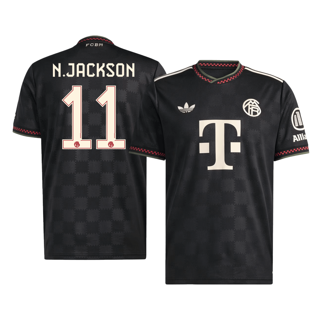 N.JACKSON #11 Heren Bayern Munich Derde Voetbalshirt 2025/26