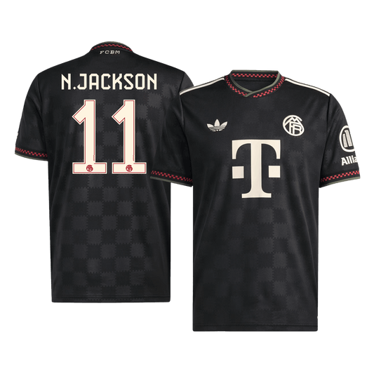 N.JACKSON #11 Heren Bayern Munich Derde Voetbalshirt 2025/26