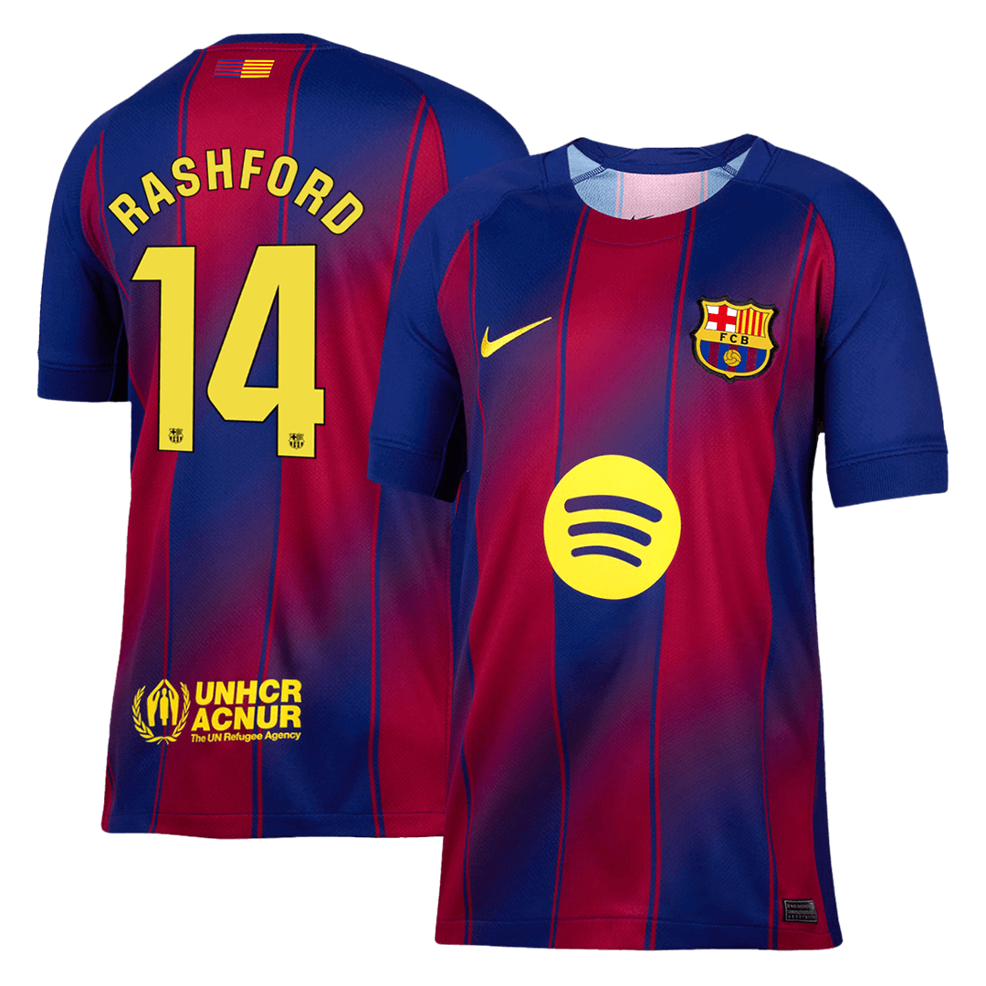 RASHFORD #14 Heren Barcelona Thuis Voetbalshirt 2025/26 [PREMIUM]
