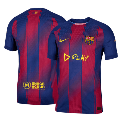 Barcelona Thuis Spelersversie Voetbalshirt 2025/26 - Slim Fit