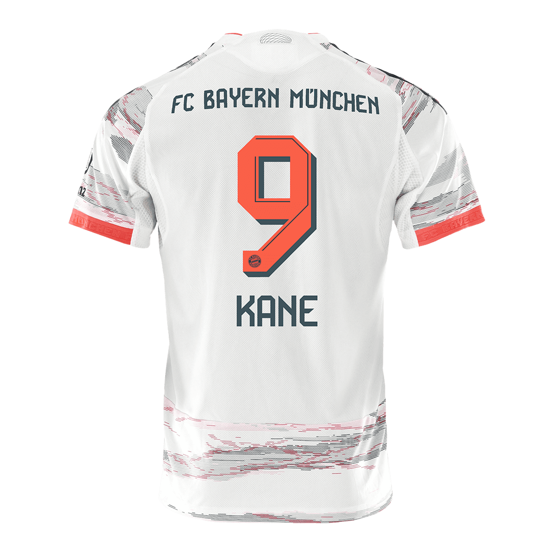 KANE #9 Bayern Munich Uit Spelersversie Voetbalshirt 2025/26 - Slim Fit