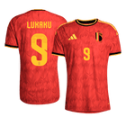 LUKAKU #9 Belgium Thuis Spelersversie Voetbalshirt WK Voetbal 2026 - Slim Fit