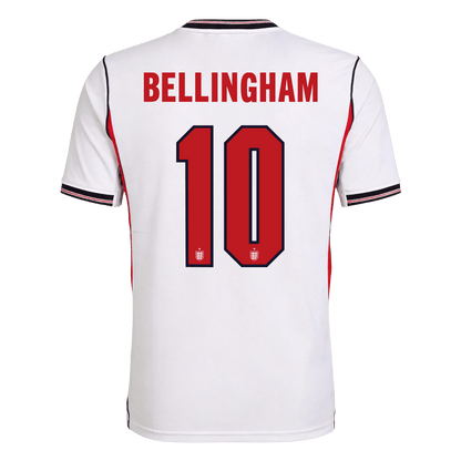 BELLINGHAM #10 Heren England Thuis Voetbalshirt WK Voetbal 2026 - detail