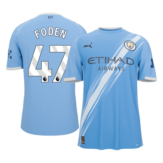 FODEN #47 Heren Manchester City Thuis Voetbalshirt 2025/26 [PREMIUM]
