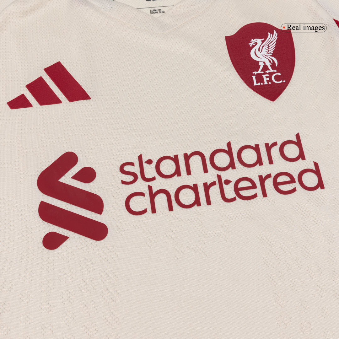 Liverpool Uit Spelersversie Voetbalshirt 2025/26 - Slim Fit