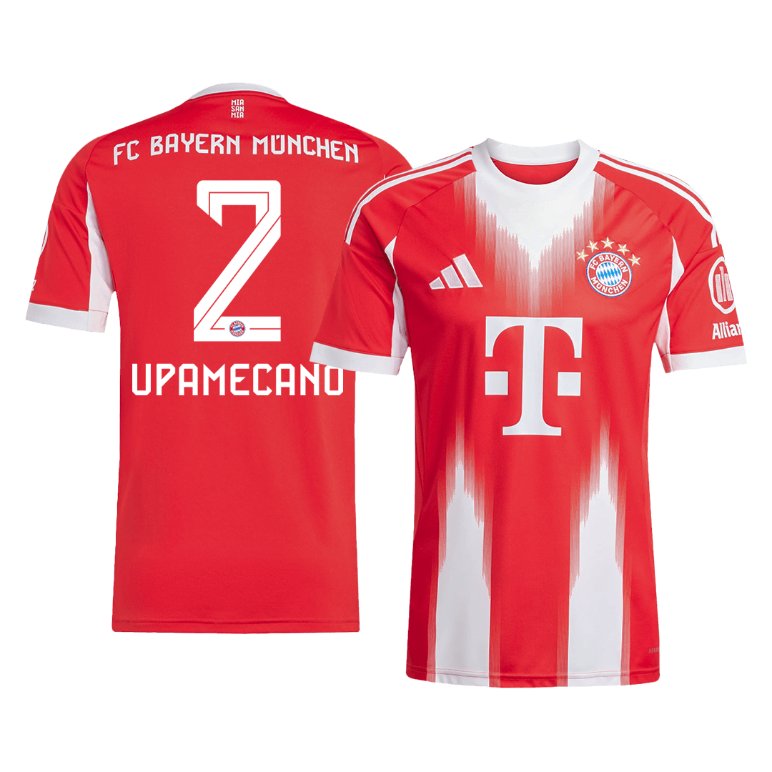 UPAMECANO #2 Heren Bayern Munich Thuis Voetbalshirt 2025/26 [PREMIUM]