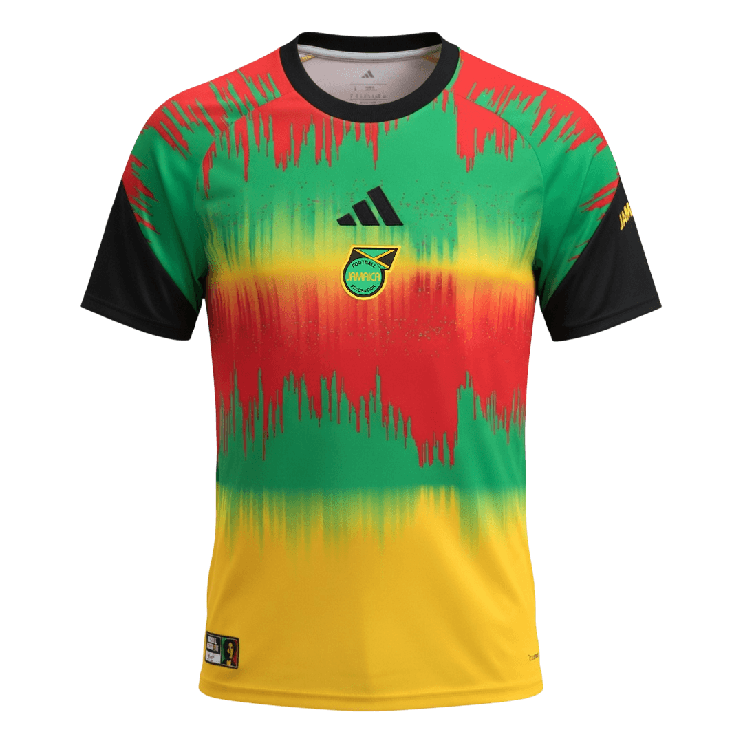 Heren Jamaica Pre-Match Voetbalshirt WK Voetbal 2026 - voorkant