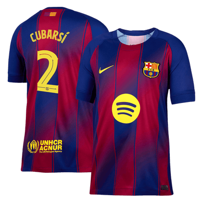 CUBARSÍ #2 Heren Barcelona Thuis Voetbalshirt 2025/26 - UCL [PREMIUM]