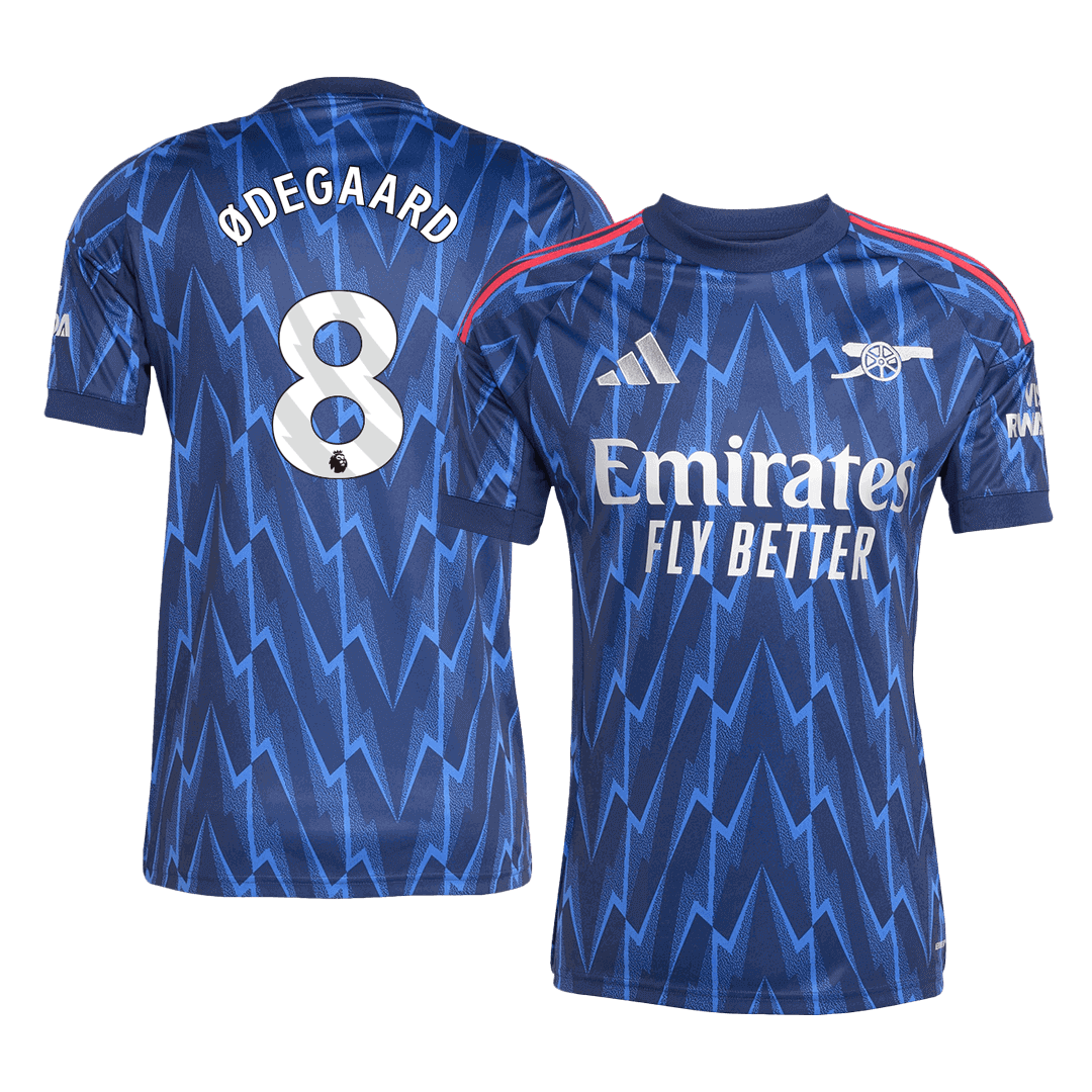 ØDEGAARD #8 Heren Arsenal Uit Voetbalshirt 2025/26 - voorkant