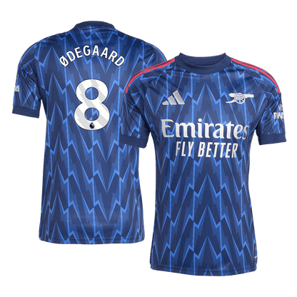 ØDEGAARD #8 Heren Arsenal Uit Voetbalshirt 2025/26 - voorkant