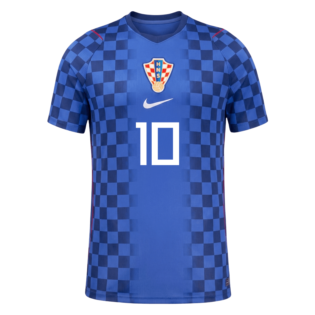 MODRIĆ #10 Heren Croatia Uit Voetbalshirt WK Voetbal 2026