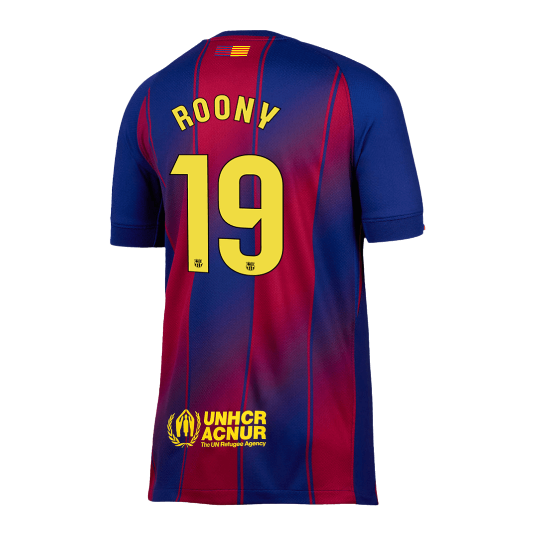 ROONY #19 Heren Barcelona Thuis Voetbalshirt 2025/26 [PREMIUM]