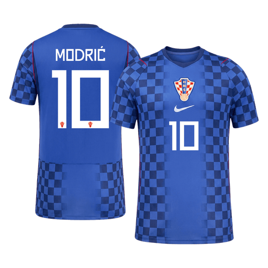 MODRIĆ #10 Heren Croatia Uit Voetbalshirt WK Voetbal 2026