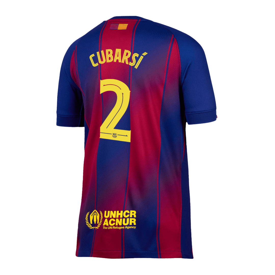 CUBARSÍ #2 Heren Barcelona Thuis Voetbalshirt 2025/26 - UCL [PREMIUM]