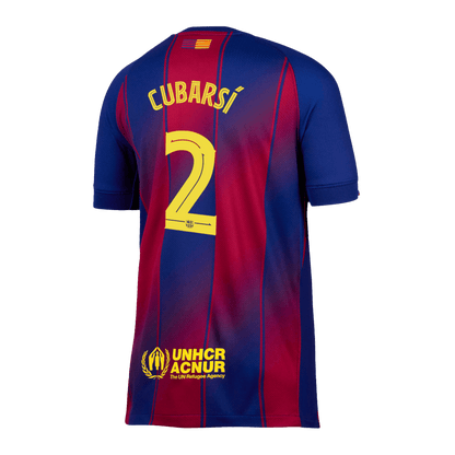 CUBARSÍ #2 Heren Barcelona Thuis Voetbalshirt 2025/26 - UCL [PREMIUM]