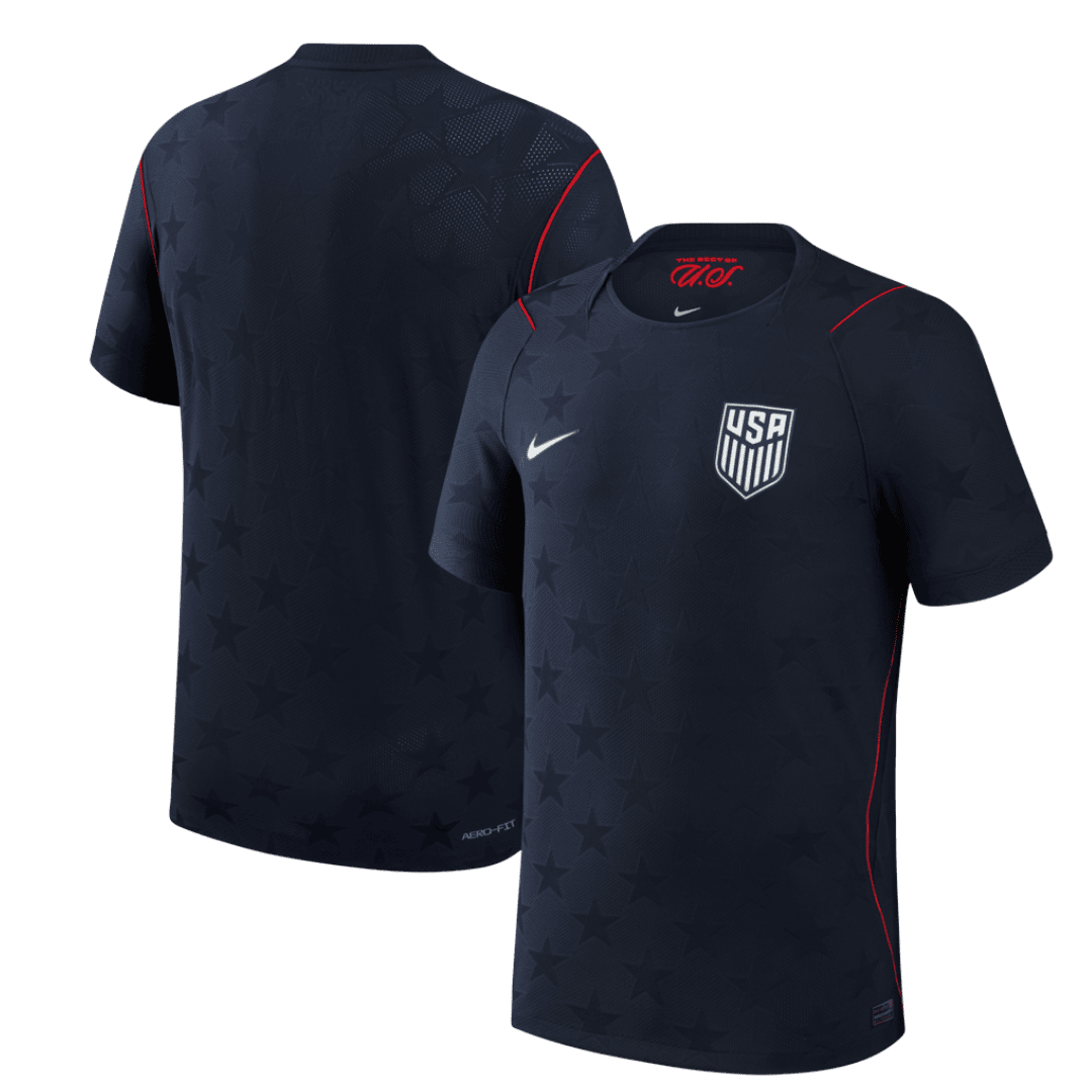 USA Uit Spelersversie Voetbalshirt WK Voetbal 2026 - Slim Fit - achterkant