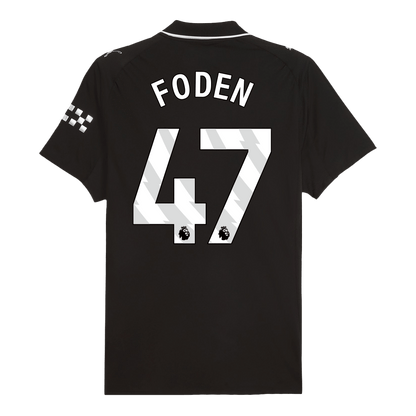 FODEN #47 Manchester City Uit Spelersversie Voetbalshirt 2025/26 - Slim Fit