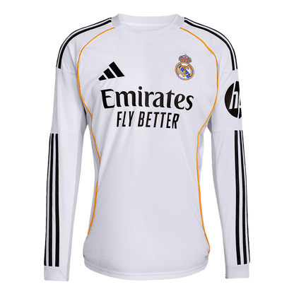 Heren Real Madrid Thuis Lange Mouwen Voetbalshirt 2025/26