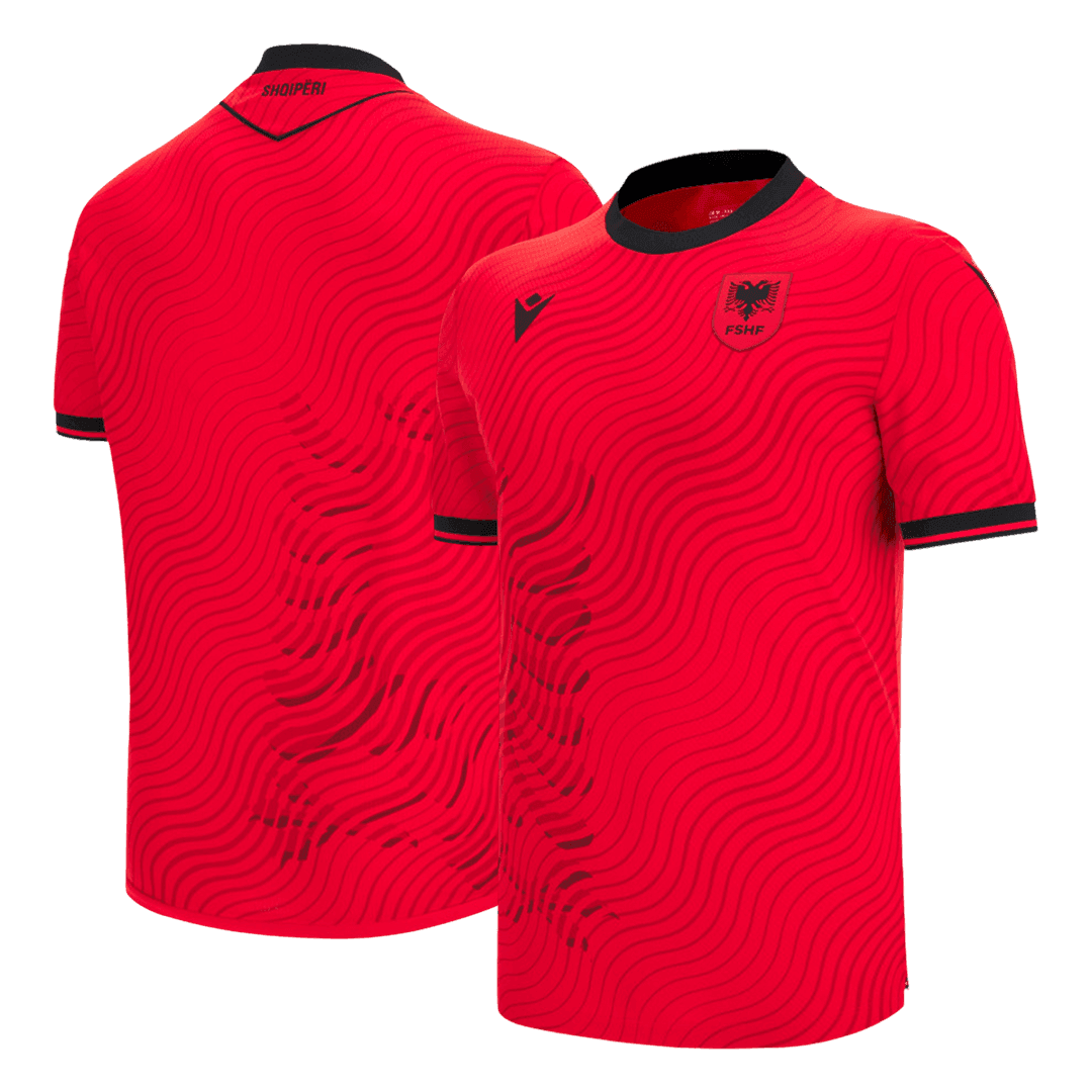 Heren Albania Thuis Voetbalshirt WK Voetbal 2026 - achterkant
