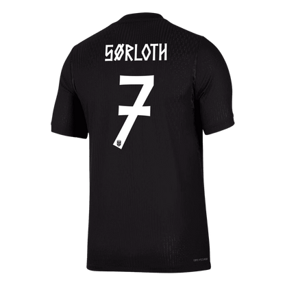 SØRLOTH #7 Noorwegen Spelersversie Uitshirt WK Voetbal 2026 - slim fit
