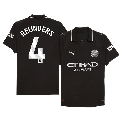 REIJNDERS #4 Manchester City Uit Spelersversie Voetbalshirt 2025/26 - Slim Fit