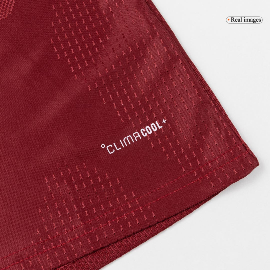 Qatar Thuis Spelersversie Voetbalshirt WK Voetbal 2026 - Slim Fit - detail