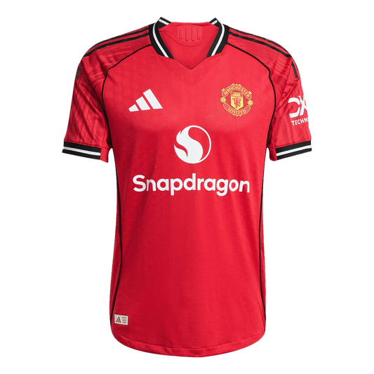 Manchester United Thuis Spelersversie Voetbalshirt 2025/26 - Slim Fit