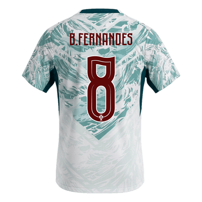 B.FERNANDES #8 Heren Portugal Uit Voetbalshirt WK Voetbal 2026