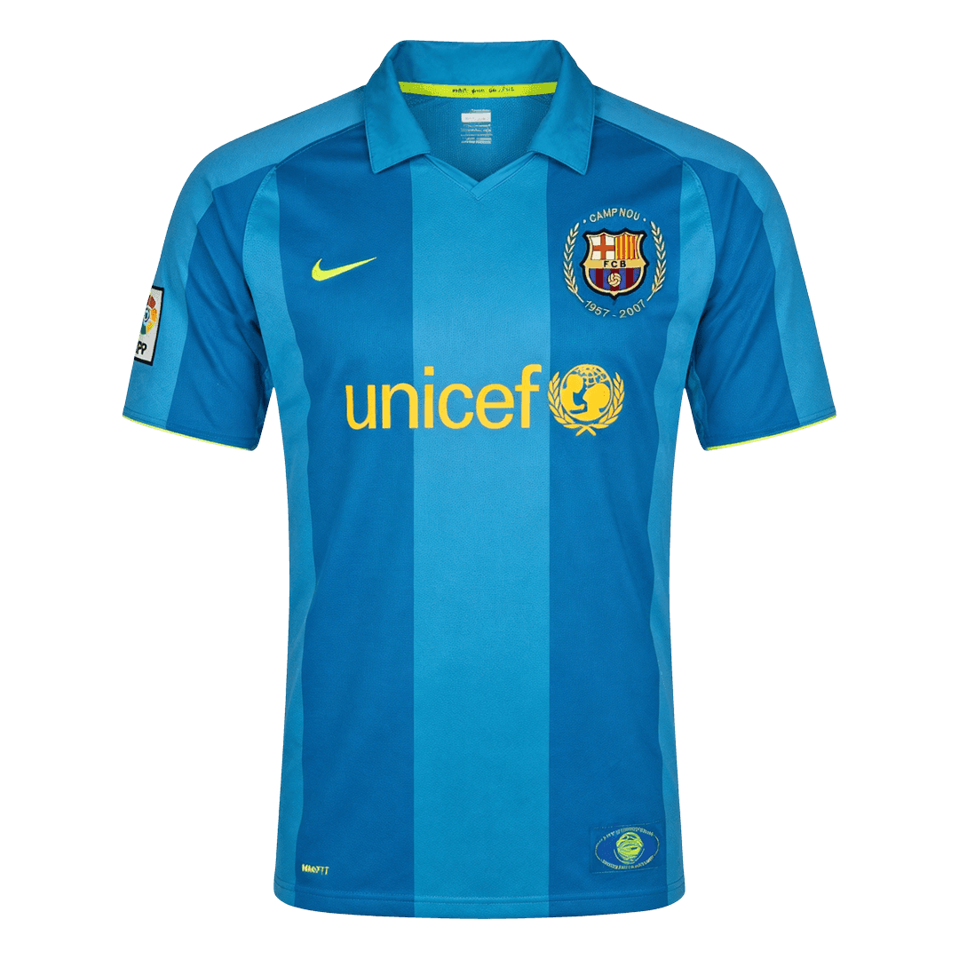 Retro Barcelona Uit Voetbalshirt 2007/08 - voorkant