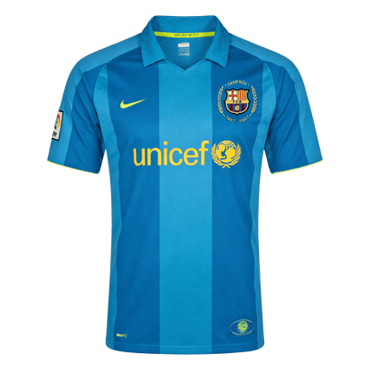 Retro Barcelona Uit Voetbalshirt 2007/08 - voorkant