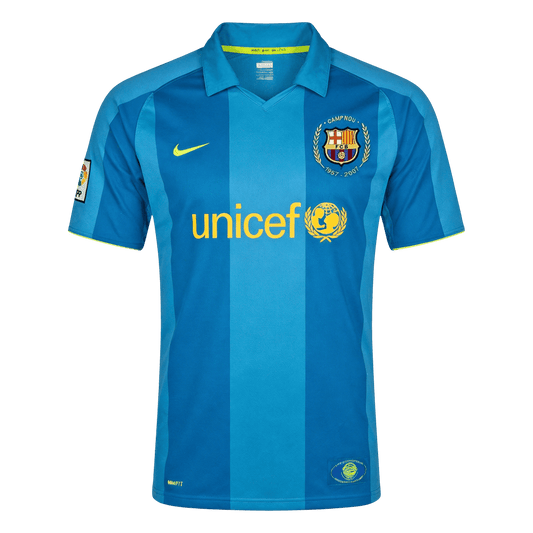 Retro Barcelona Uit Voetbalshirt 2007/08 - voorkant