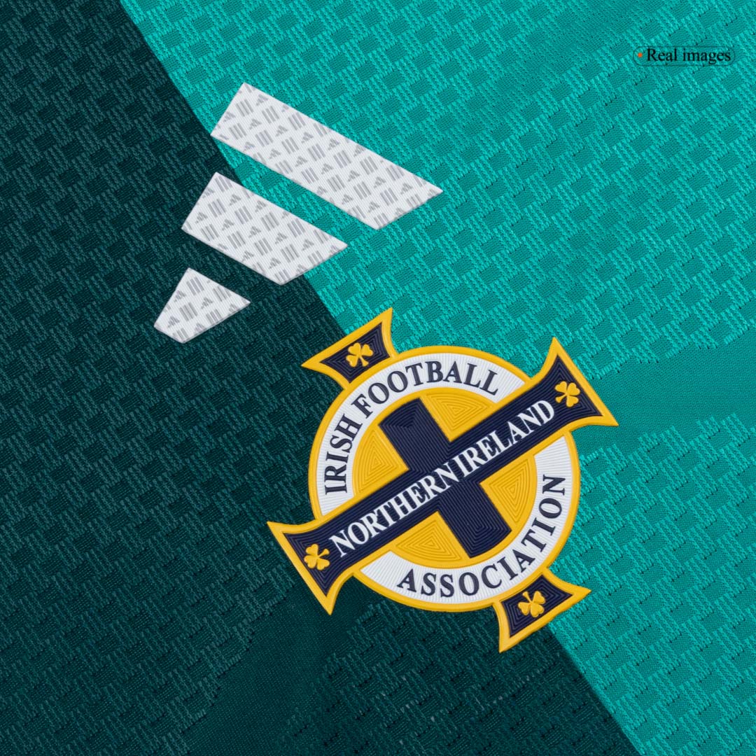 Northern Ireland Thuis Spelersversie Voetbalshirt WK Voetbal 2026 - Slim Fit - close-up