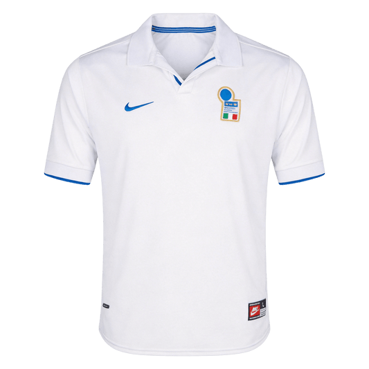 Retro Italy Uit Voetbalshirt 1998 - voorkant