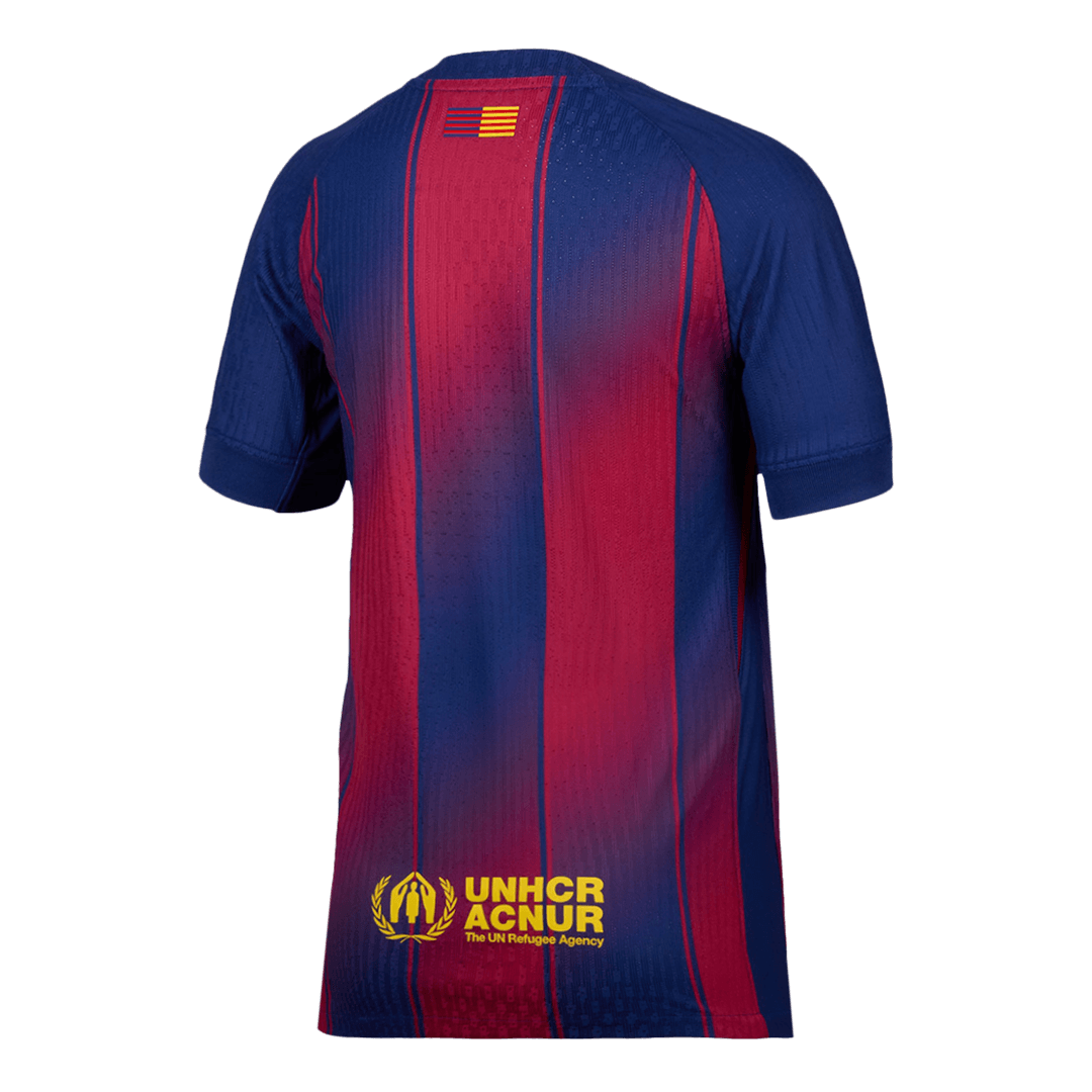 Barcelona Thuis Spelersversie Voetbalshirt 2025/26 - Slim Fit