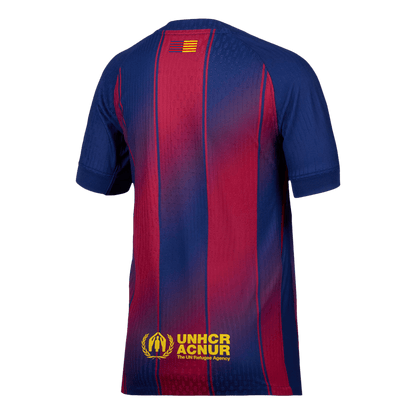Barcelona Thuis Spelersversie Voetbalshirt 2025/26 - Slim Fit