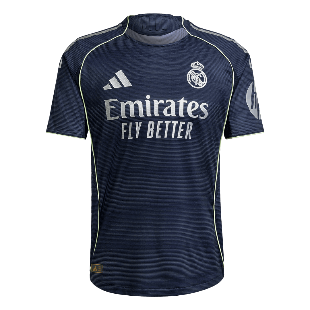 BELLINGHAM #5 Real Madrid Uit Spelersversie Voetbalshirt 2025/26 - Slim Fit