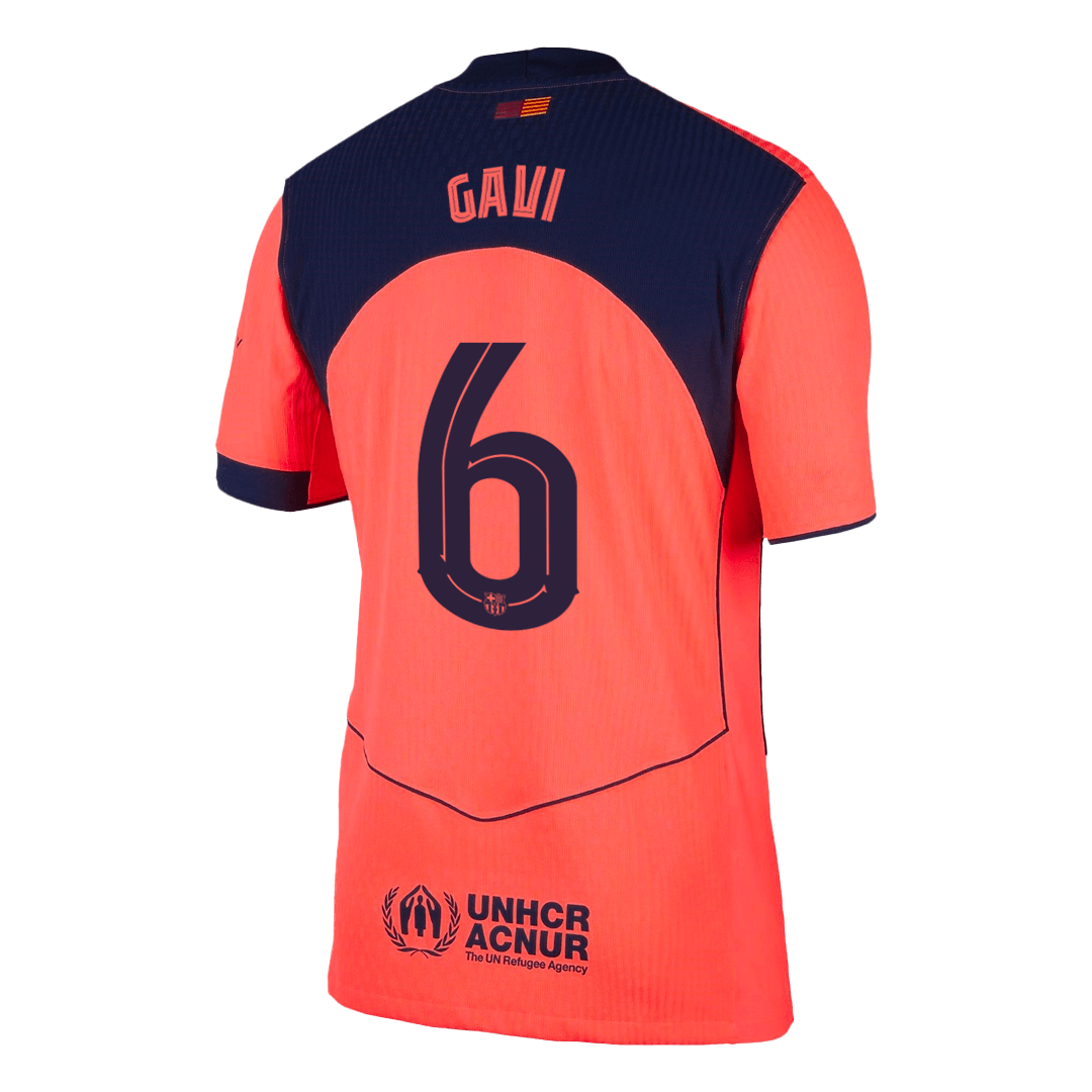 GAVI #6 Barcelona Derde Spelersversie Voetbalshirt 2025/26 - Slim Fit