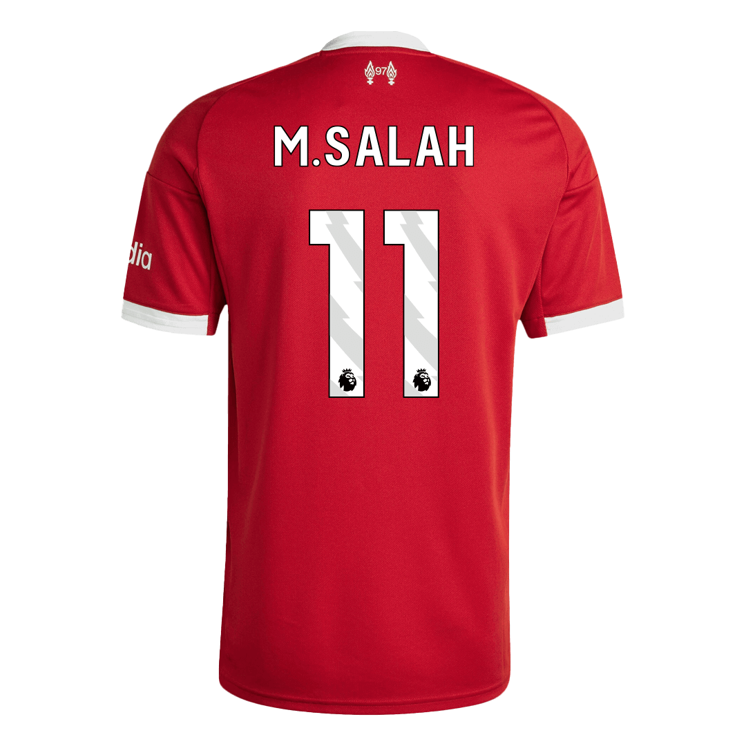 M.SALAH #11 Heren Liverpool Thuis Voetbalshirt 2025/26