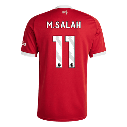 M.SALAH #11 Heren Liverpool Thuis Voetbalshirt 2025/26