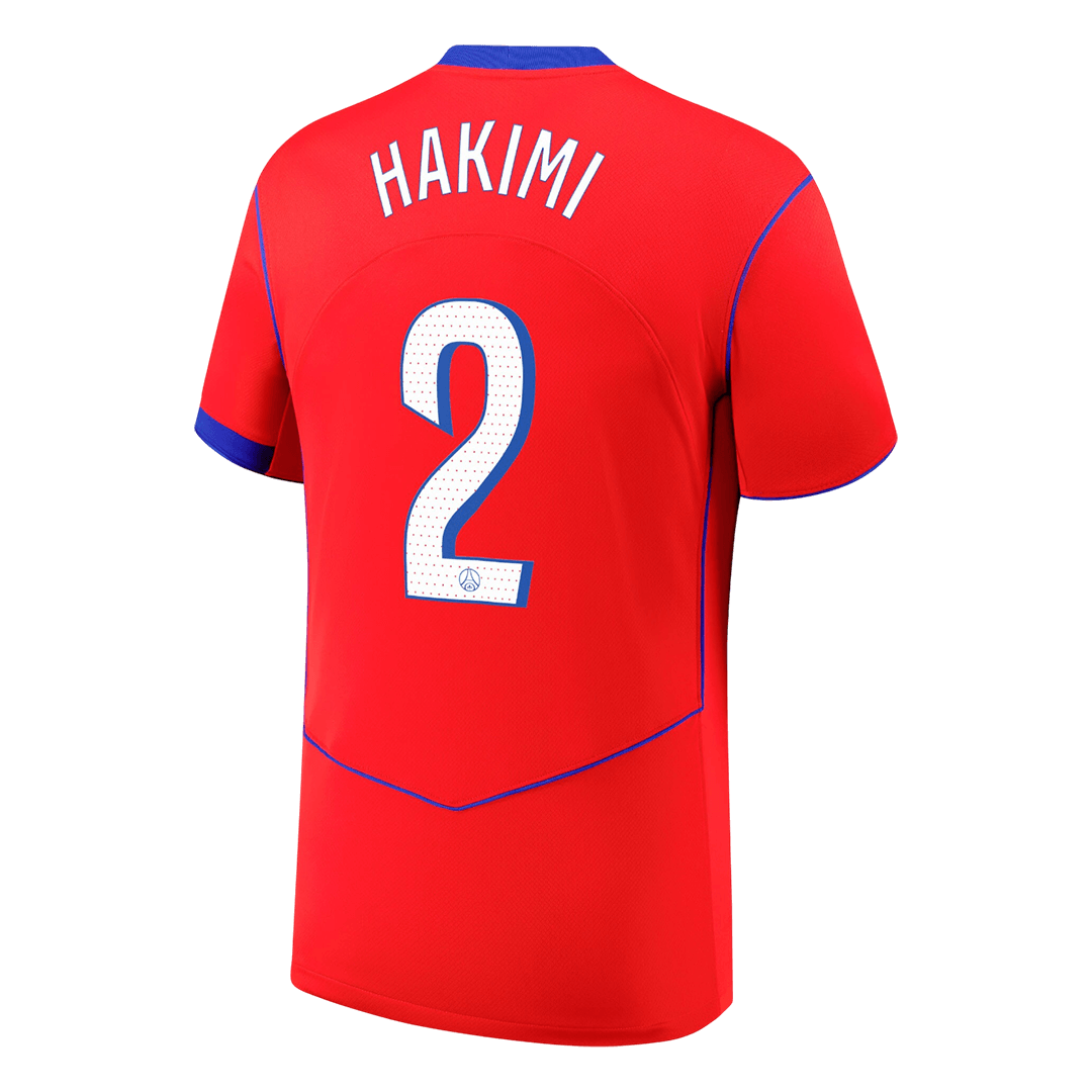 Maillot extérieur du PSG pour homme, numéro HAKIMI #2, saison 2025/26