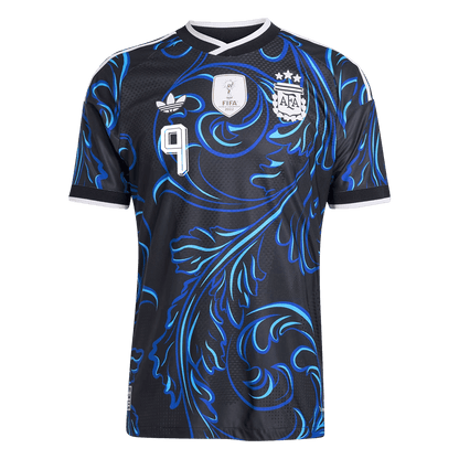 J. ÁLVAREZ #9 Argentina Uit Spelersversie Voetbalshirt WK Voetbal 2026 - Slim Fit