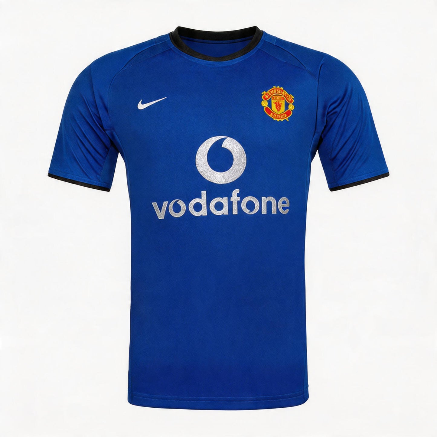Retro Manchester United Third Voetbalshirt 2002/03 - voorkant
