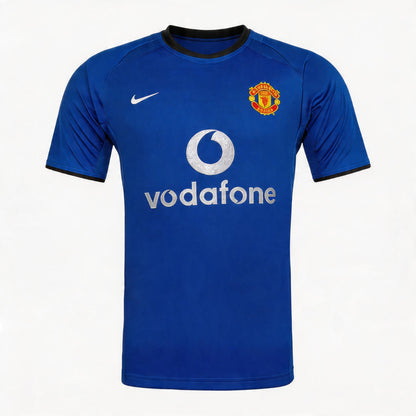 Retro Manchester United Third Voetbalshirt 2002/03 - voorkant
