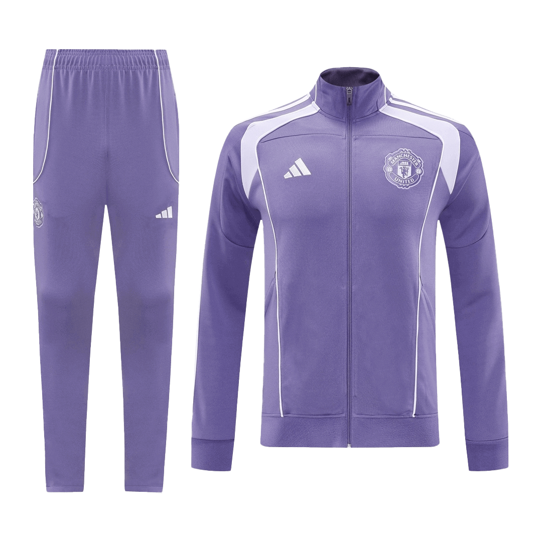 Manchester United Trainingsjack Set(Jas+Broek) 2025/26 Purple