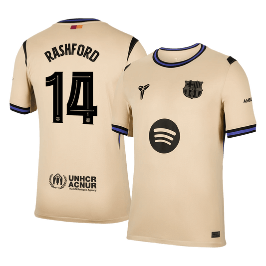 RASHFORD #14 Heren Barcelona Uit Voetbalshirt 2025/26 - UCL
