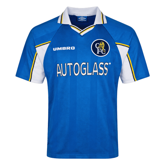 Retro Chelsea Thuis Voetbalshirt 1997/99 - voorkant