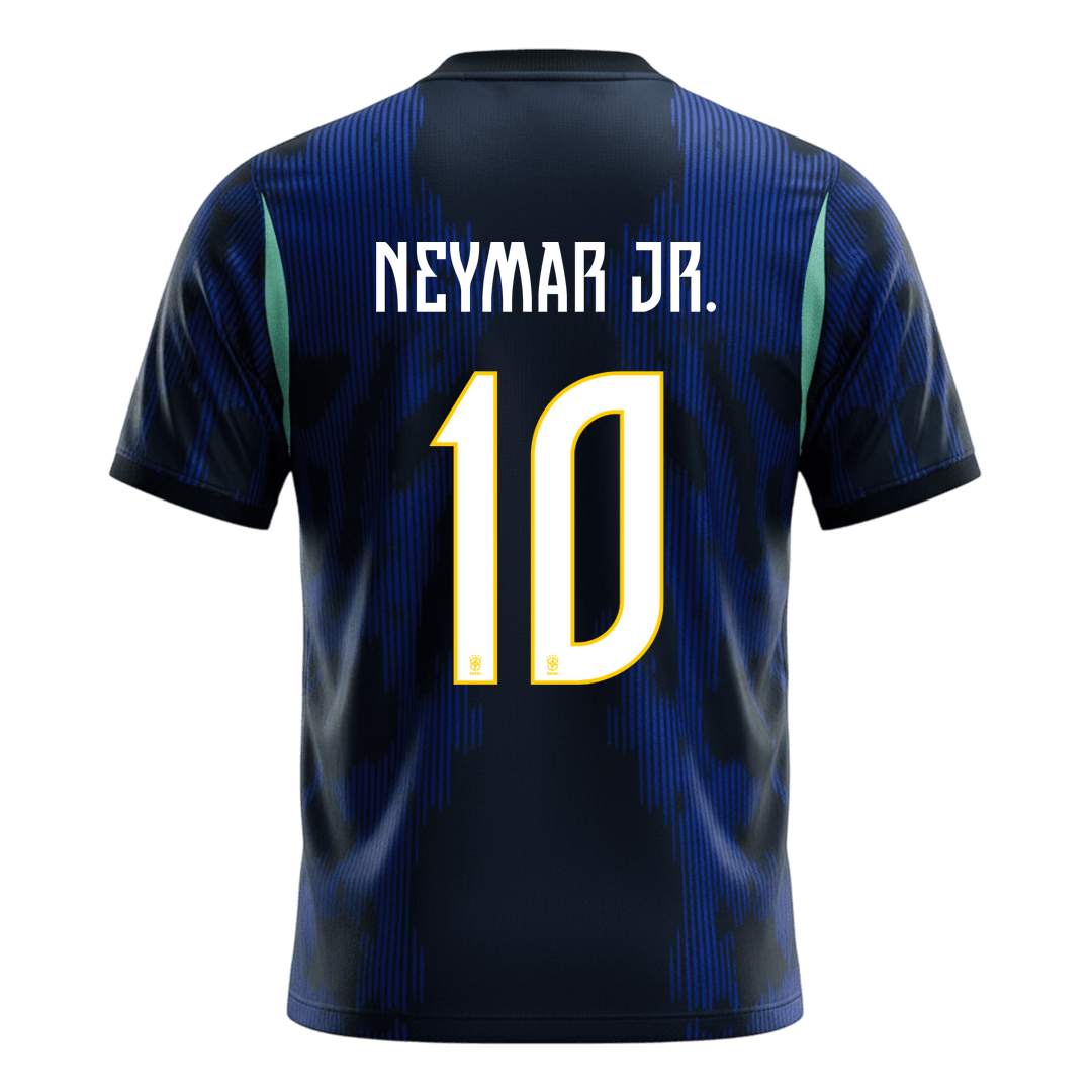 NEYMAR JR. #10 Heren Brazil Uit Voetbalshirt WK Voetbal 2026