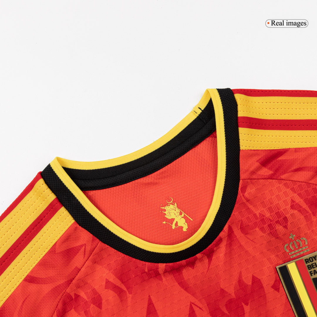 LUKAKU #9 Belgium Thuis Spelersversie Voetbalshirt WK Voetbal 2026 - Slim Fit